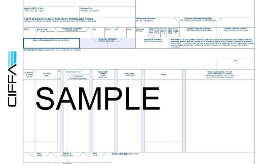 FCR (50/PK) Forwarders Certificate of Receipt - CIFFA